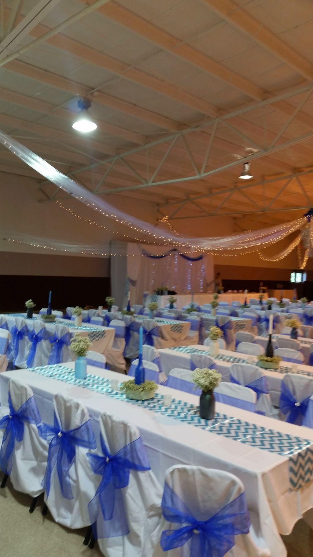 Beautiful Chevron wedding