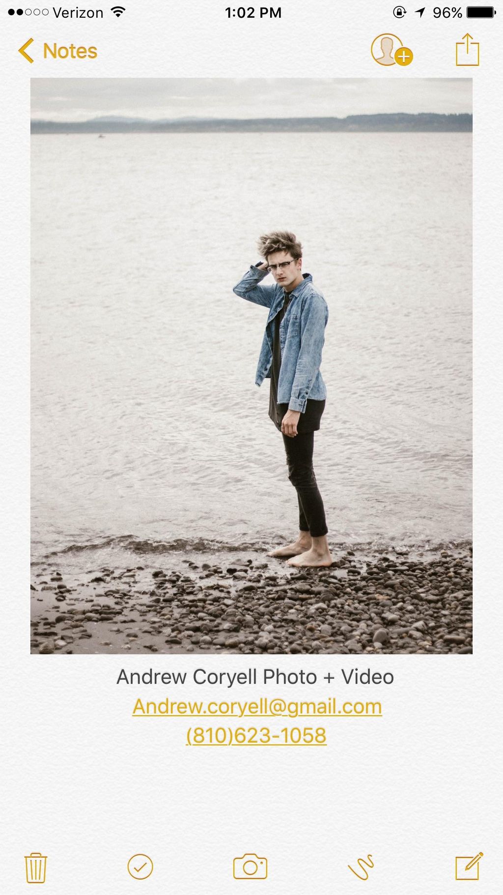 Andrew Coryell Photo + Video