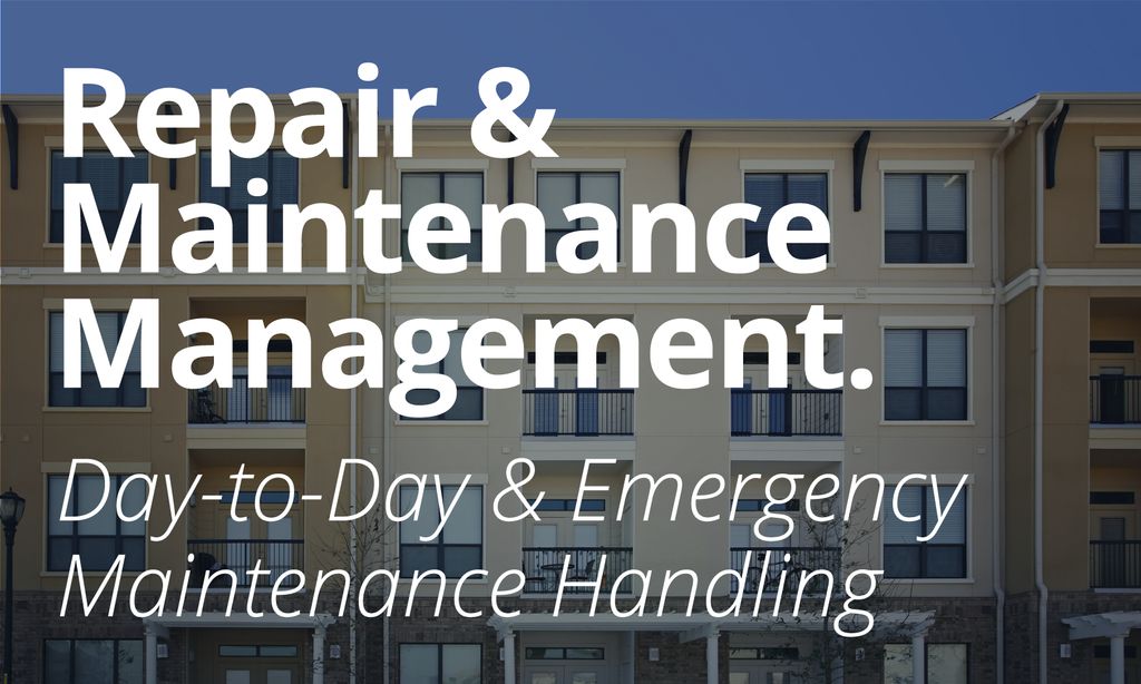 Repair & Maintenance Management.