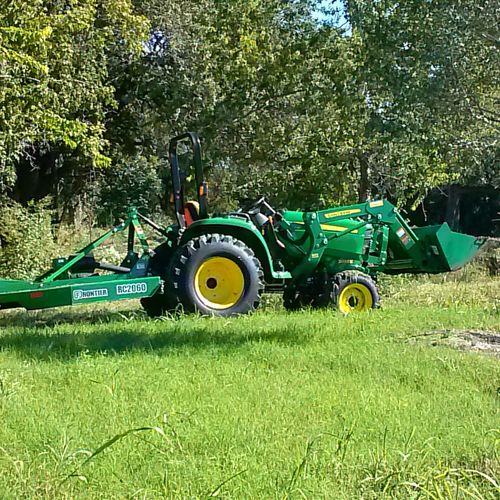 Our 2013 John deere Tractor and Rotory Cutter