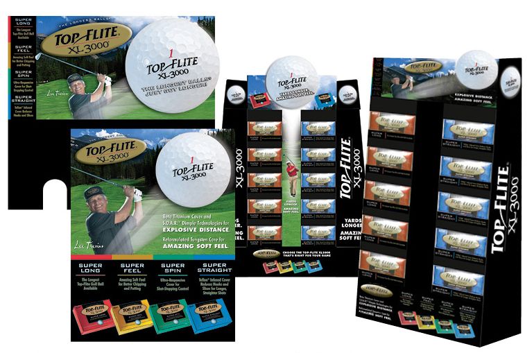 Point-Of-Sale Displays for Top-Flite  Counter Dis
