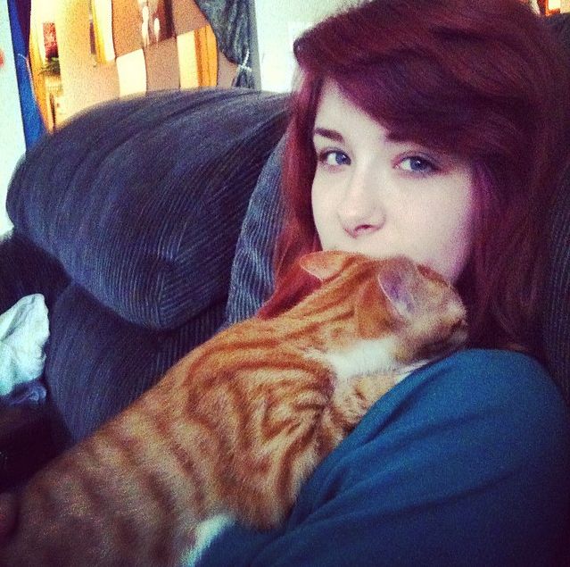 My cat Tardis loves to cuddle!