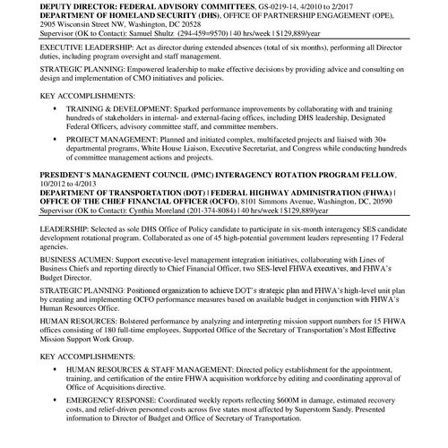 Pg. 4 Sample federal resume