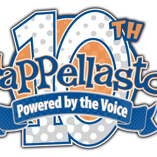 10th Anniversary logo design for Acappellastock co