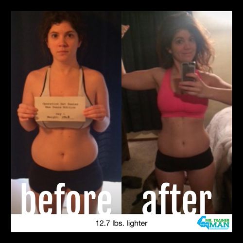Angie transformed in just 6 weeks!