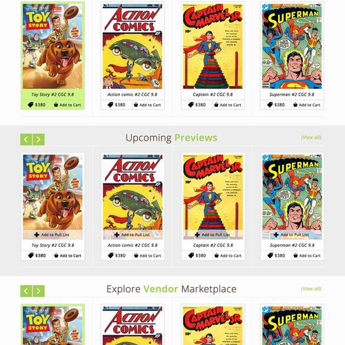 Web App for Comic Book Marketplace