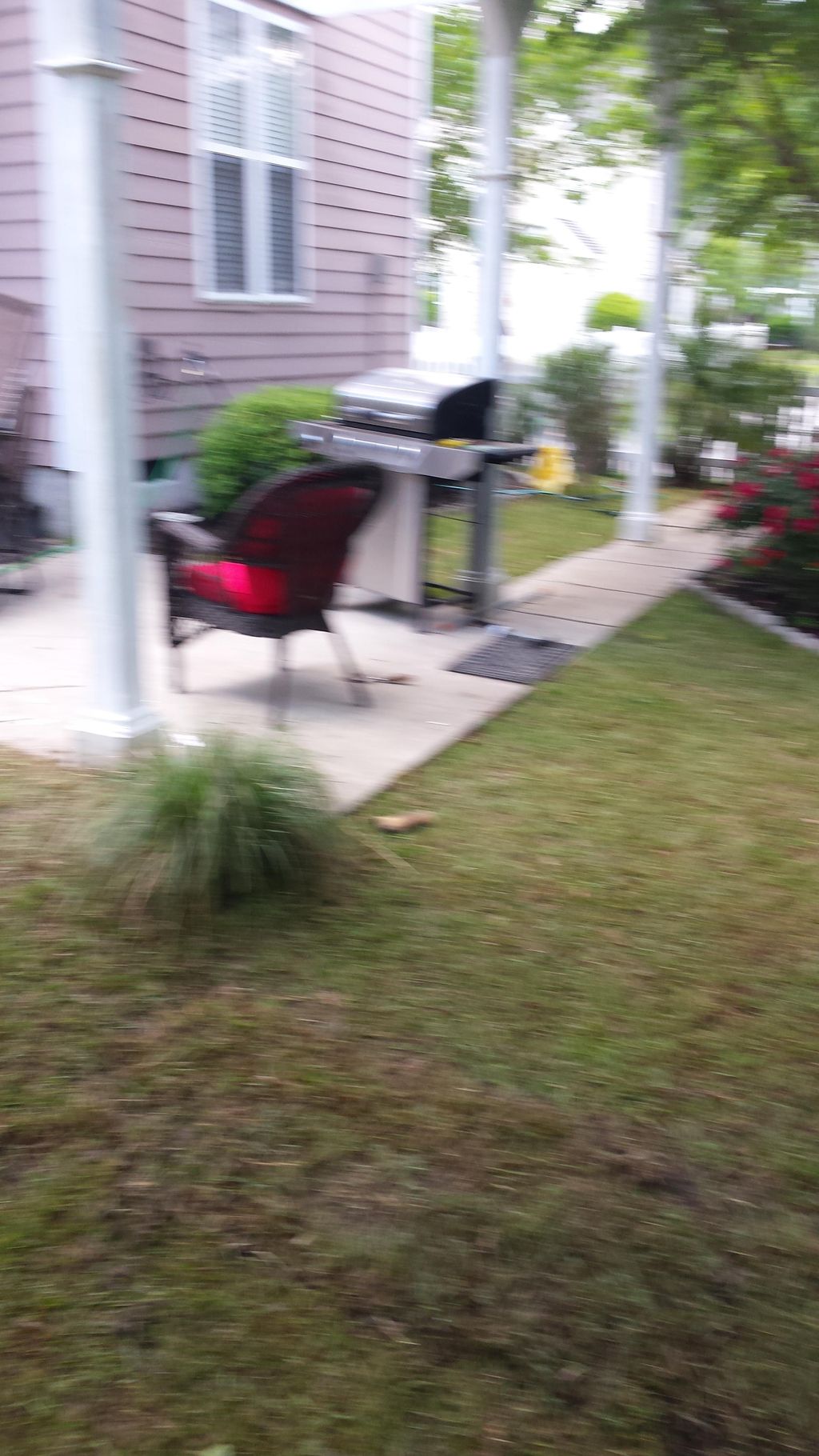 IN this photo we  landscaped the backyard was we i