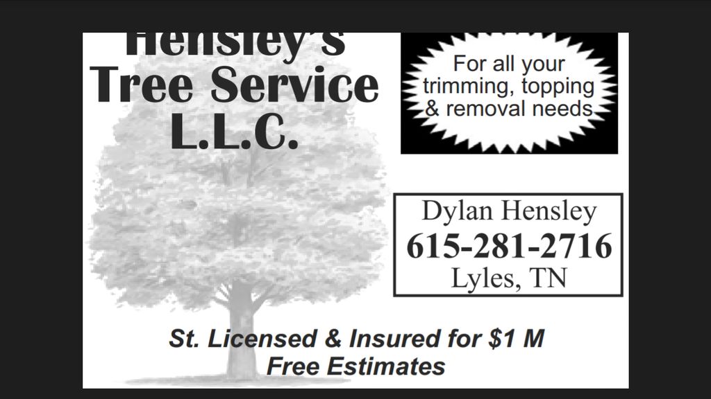 Hensley's Tree Service LLC