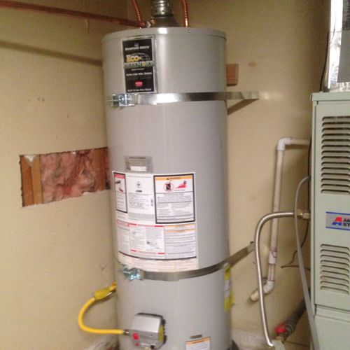 Water heater replacement.