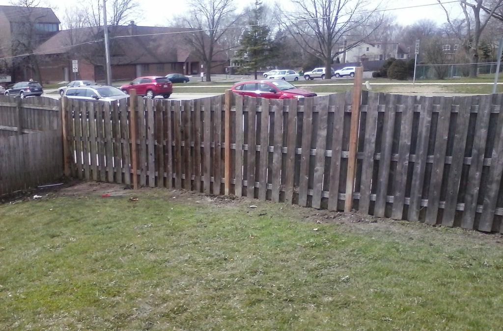 replaced broken post