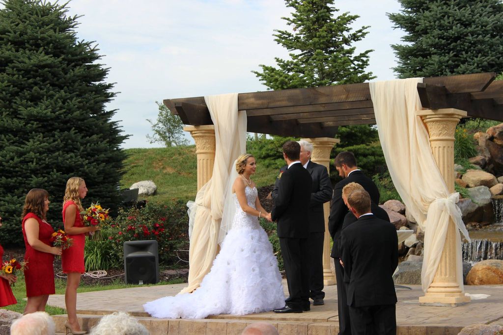 Wedding ceremony at The Fountains Ballroom.