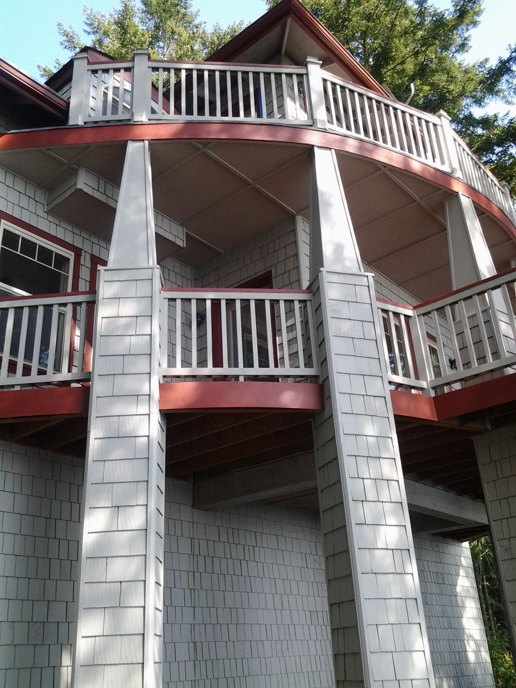 Just finished painting this 3 story home.