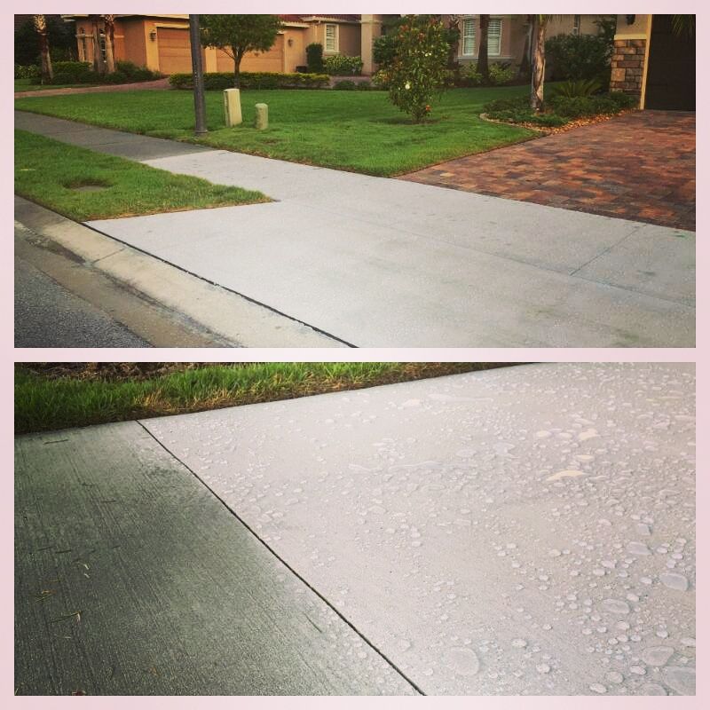Our nano coating at work after a storm!