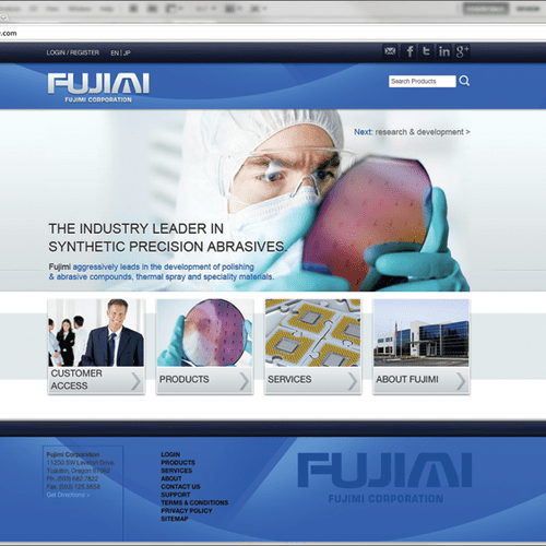 Fujimi Corporation Website