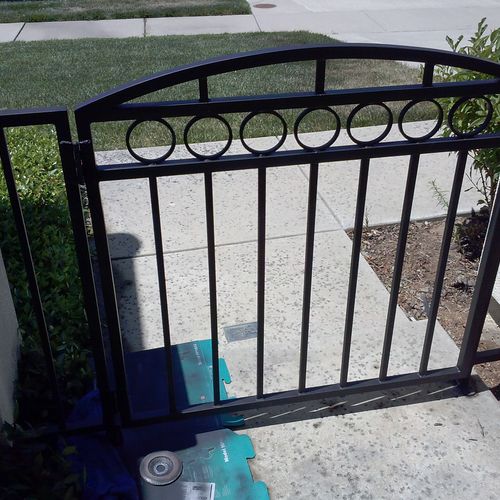 This is a gate that I repaired.