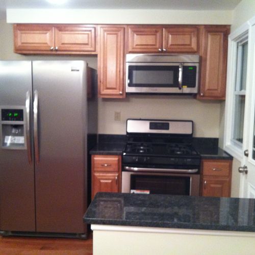 After picture of remodeled kitchen in Washington, 