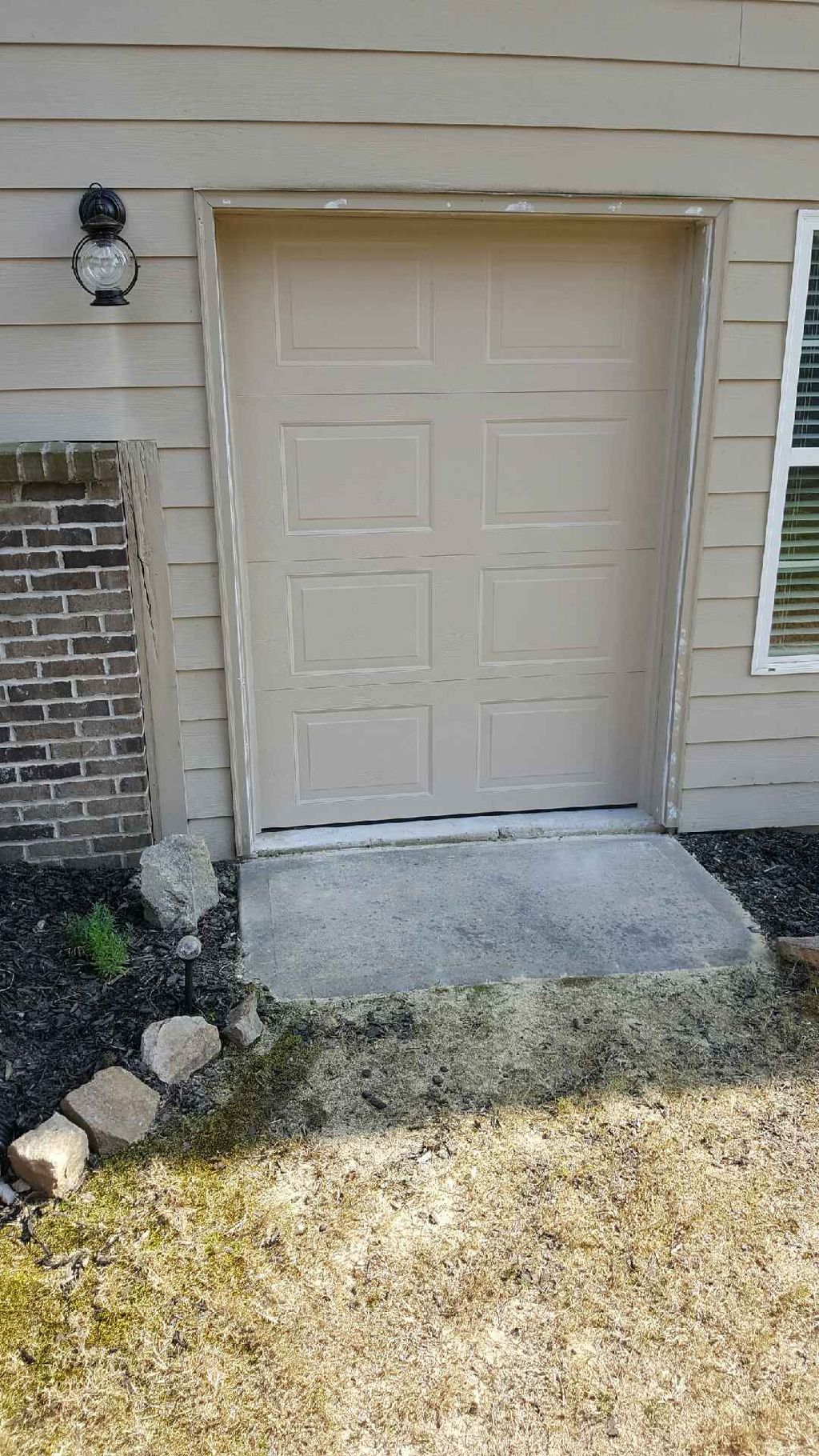 Pic#2 - Converted French door opening into a garag