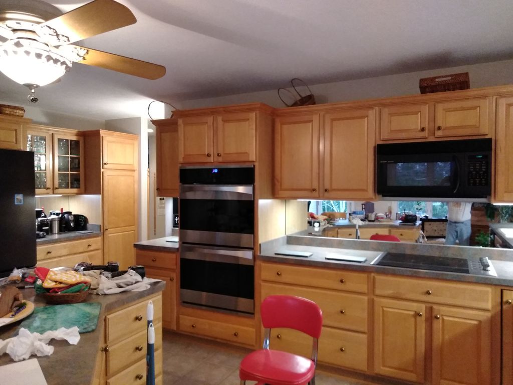 Install LED Undercabinet lighting