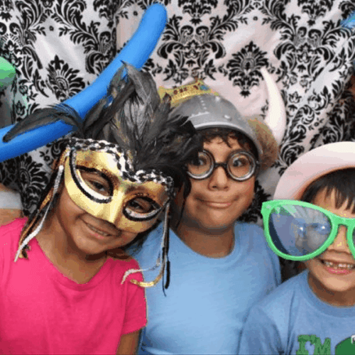 Guest loving photo booth