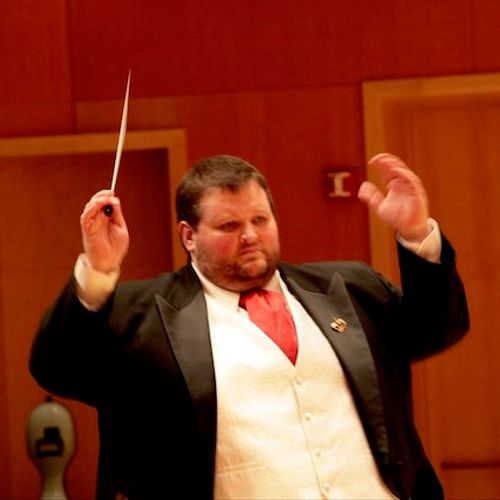 Conducing some Vaughan Williams in Lagerquist Hall