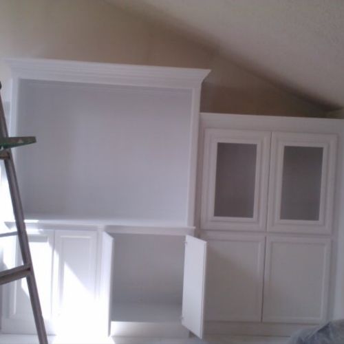 painting a cabinet