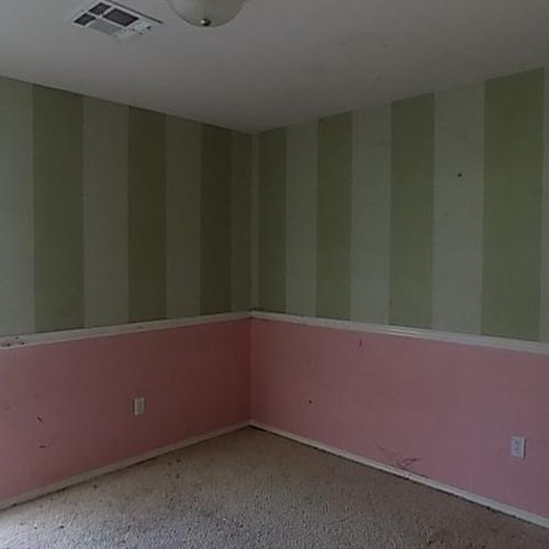 Before picture of bedroom