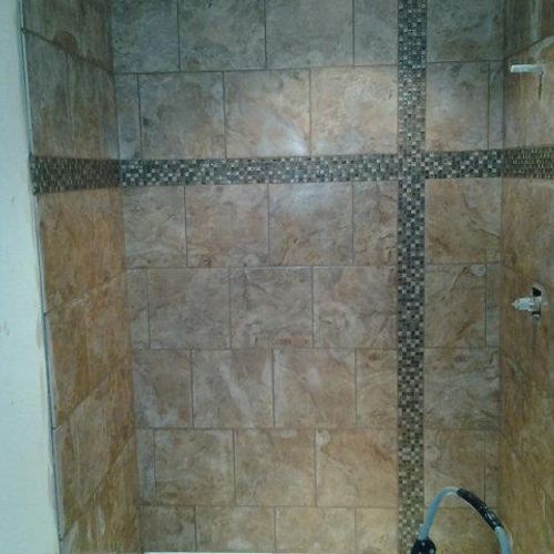 Custom Shower Tiling