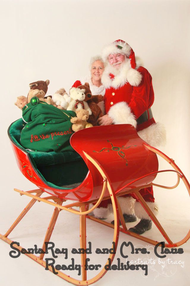 SantaRay and Mrs. Claus 
With the sleight