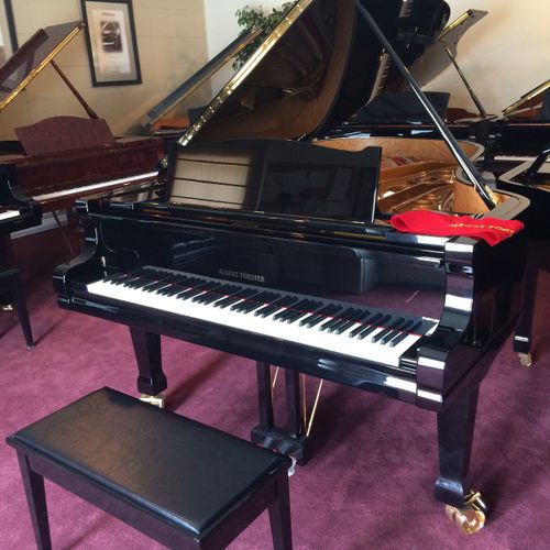 German Made August Forster, Model 215 Grand Piano.