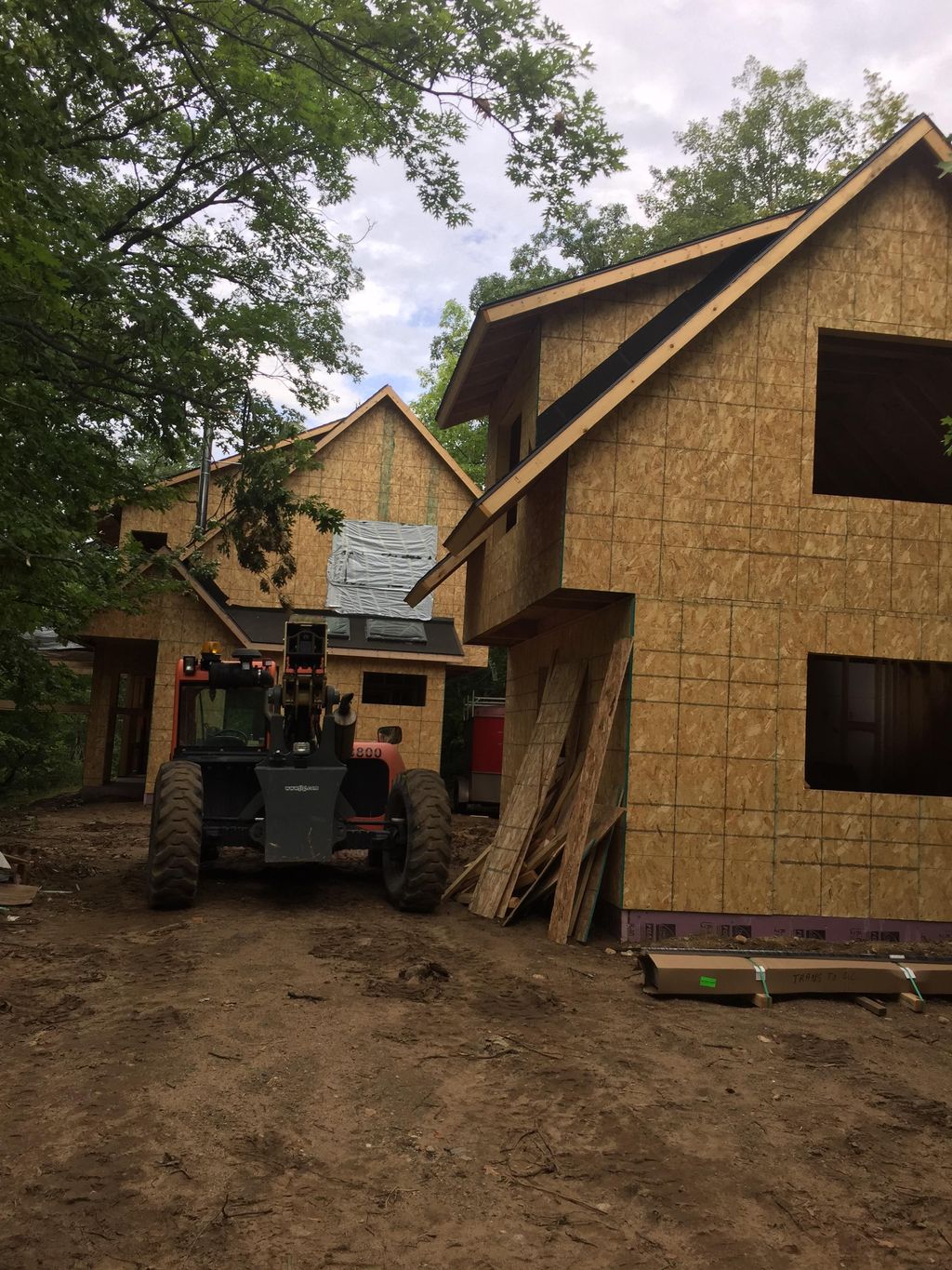 A cabin and garden shed that'll be starting soon.