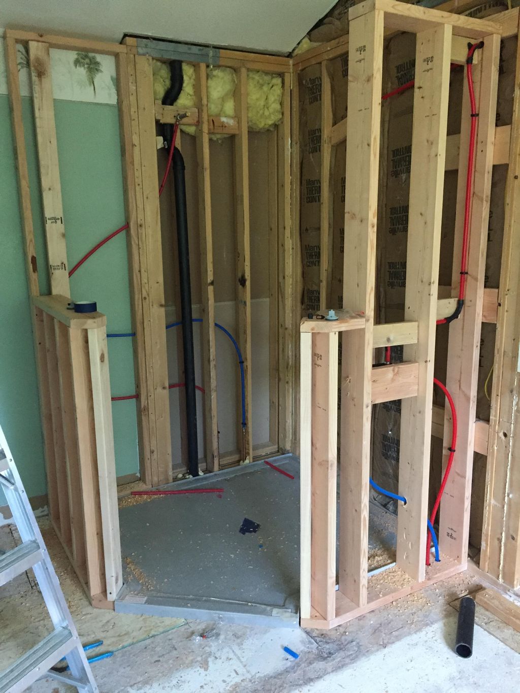 Frame Carpentry-plumbing and electric