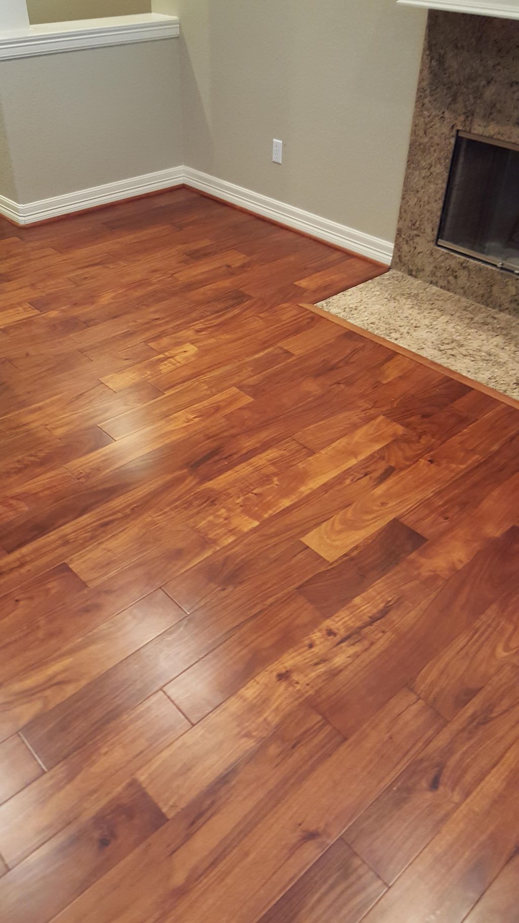 hardwood living room