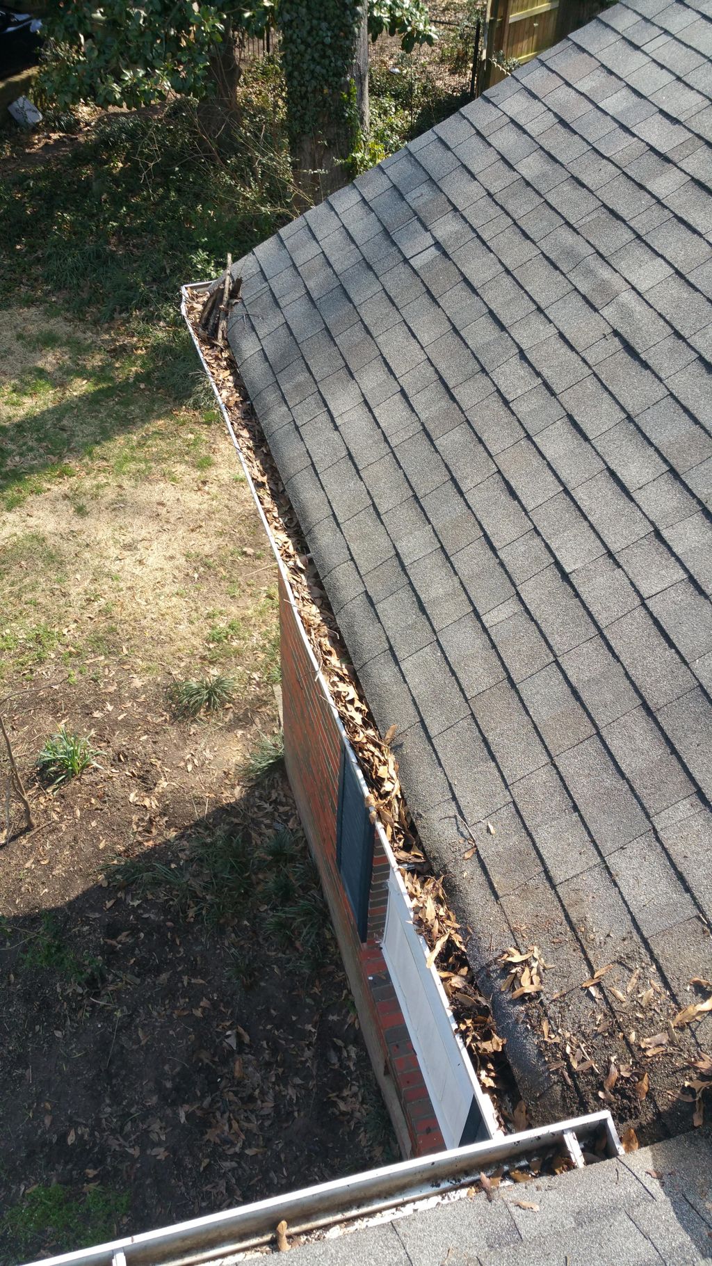 Before Picture of Gutters