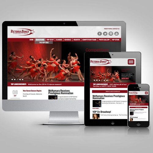 Website for Victoria Dance Productions