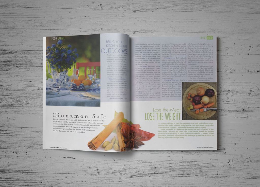 Award winning editorial design in a 72 page magazi