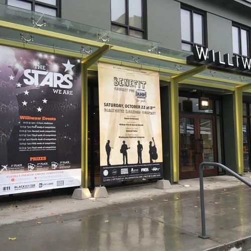 Large format outdoor poster designs for "The Stars