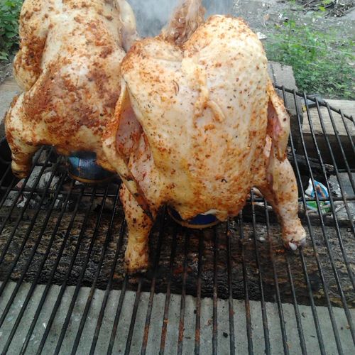 Hobo Chicken (a.k.a. Beer Can Chicken)