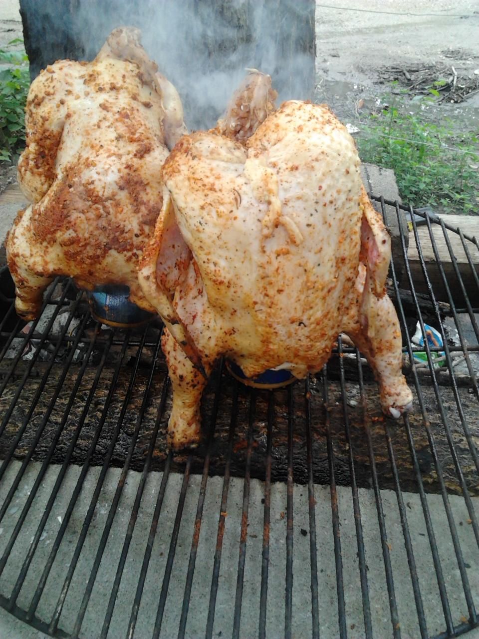 Hobo Chicken (a.k.a. Beer Can Chicken)