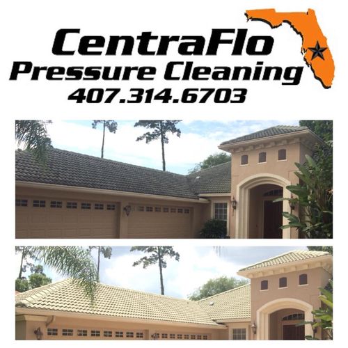 Certified, SAFE, No Pressure! roof cleaning