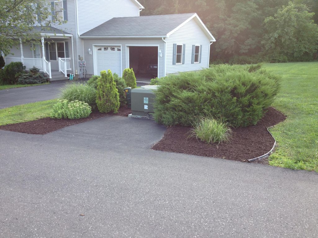 Edging and Mulching