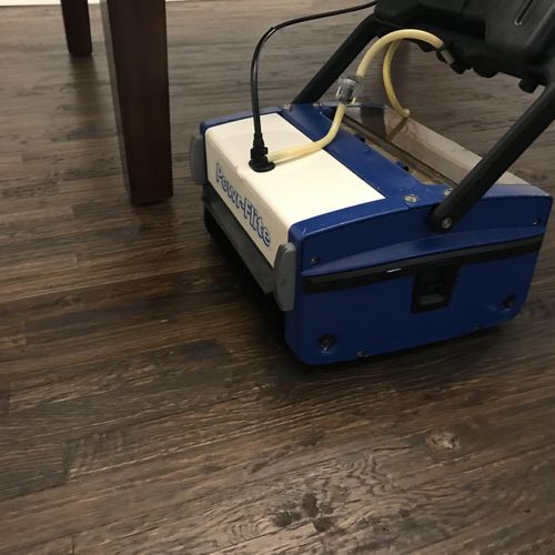 Specialized low moisture machine used for hardwood