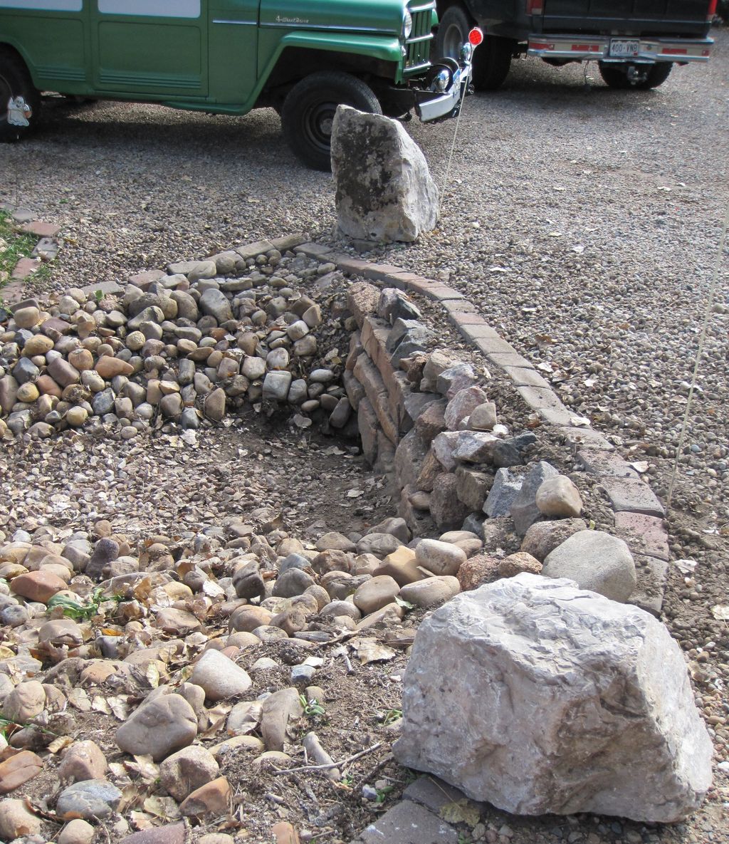 Flood control landscaping