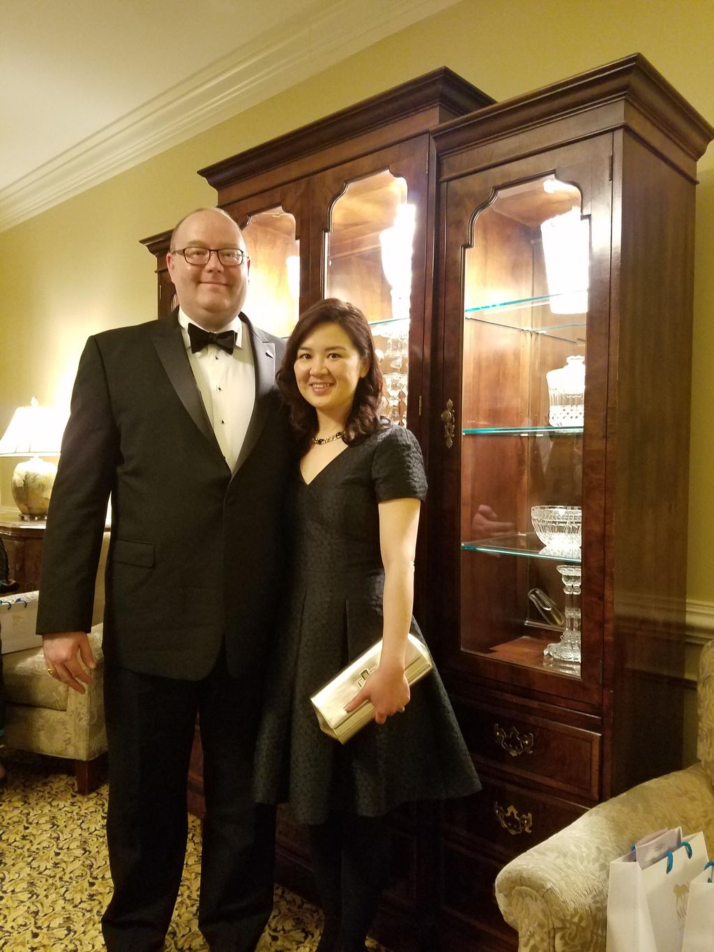 Attending the Asian American Chamber of Commerce G