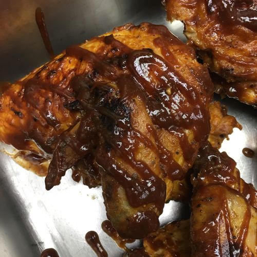New Mexican Inspired Roast Chicken with BBQ Glaze