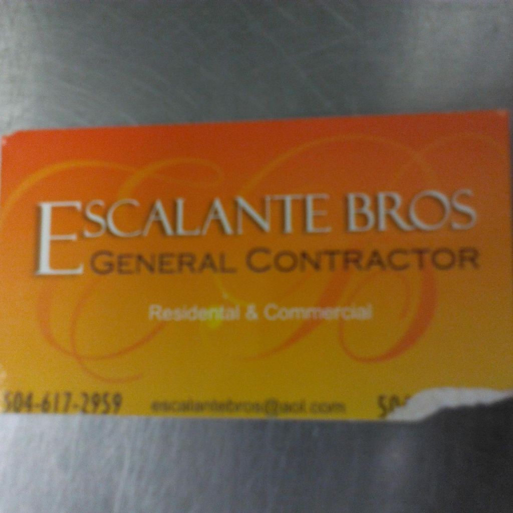 Escalante brothers general contractor
