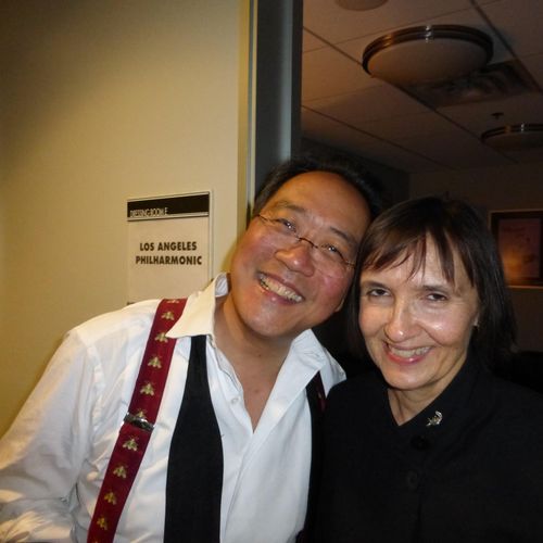 YoYo Ma with Dr. Janice Foy, 2014