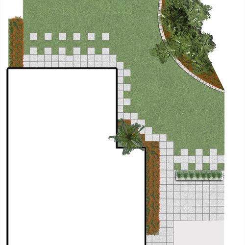 Townhome - Back Patio Design