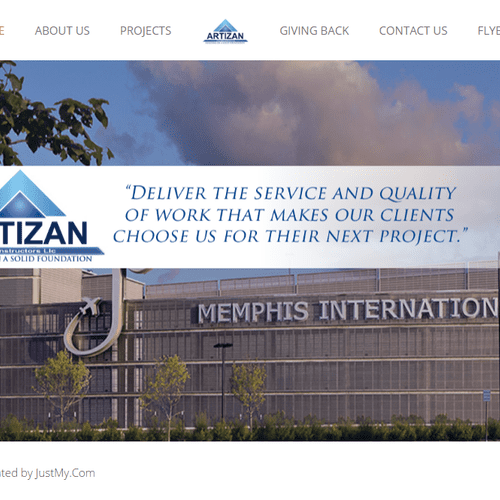 Artizan Construction Website