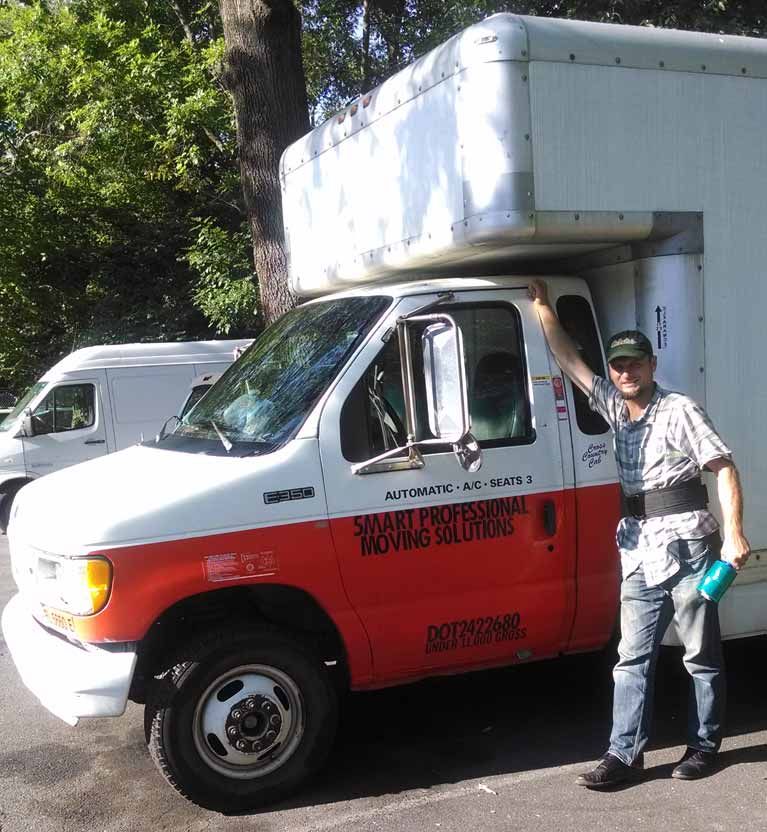 our 17 feet box truck and Michael an owner