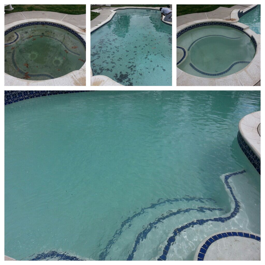 Pool opening